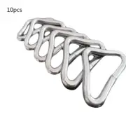 10 PCS Corrosion Resistant Trampoline Replacement rings Tie Down Anchor Kit