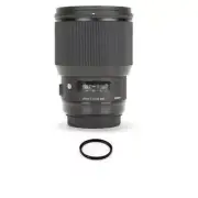 Sigma 85mm f/1.4 DG HSM Art Lens for Nikon F + 86mm UV Filter