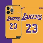 【AIMEIDAI】IPHONE 手機殼 LEBRON JAMES JERSEY 印花液態矽膠防震手機殼適用於 IPHO