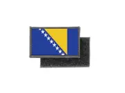 Flag patch printed badge country bosnia