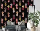 3D Pineapple Seamless Wallpaper Wall Mural Removable Self-adhesive 50