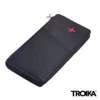 在飛比找momo購物網優惠-【Troika】嗆辣紅椒皮革RFID證件收納包(防盜錄 RF