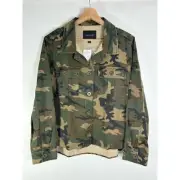 Sanctuary Camo Utility Military Rip Stop Jacket Size Small NWT $139