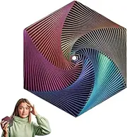 Fractal Fidget Hexagon, Hexagon Fidget, Fractal Mood, 3D Print Hexagon Cube Fidget Gear Toy, Perfect for Stress and Anxiety Fidget Toy, Mindful Meditation Also