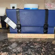 BCBG Runway Jagger Buckle Strap Clutch Bag Color Blue