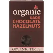 Organic Times Dark Chocolate Hazelnuts 150g