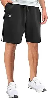 [BROKIG] Men's Inzip Gym Shorts, Mens Sports Running Shorts Workout Casual Basketball Shorts with Pockets