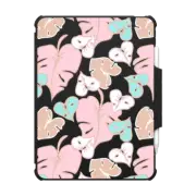 iPad Air 11-inch (M2/M3) Impact Folio Case Pastel Tropical Leaves Transparent