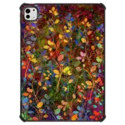 iPad Pro 11-inch (M4) iPad Impact Case AMONGST THE FLOWERS IPAD, FLORAL GARDEN COLORFUL ABSTRACT PRETTY BLOOM PAINTING By Ebi Emporium