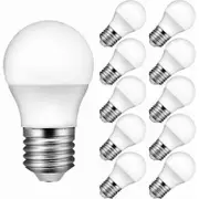 E27 LED bulb, 6500K Cold White, 3W equivalent to 30W, 300LM, Pack of 10