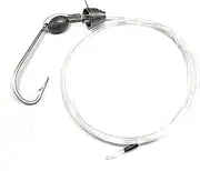 (2 Pack) Ballyhoo Rig Saltwater Trolling Ballyhoo Fishing Lure. Mahi Sailfish Tuna Wahoo King Mackerel. 7/0 Hook with 150lb Mono