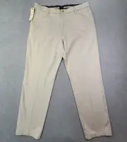 Dockers Pants Mens 38x34 Beige Signiture Khakis Classic Fit Stretch Cotton NWT