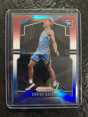 2019-20 Panini Prizm Darius Bazley RED WHITE BLUE Rookie Card #289 - Thunder