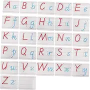SHINEOFI Educational Alphabet Tiles 26pcs Uppercase Lowercase Letters Fridge Letter Magnets Learning Toys