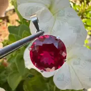 28.50 Ct Red Ruby Pendant In Solid 925 Silver – Natural Certified Loose Gemstone