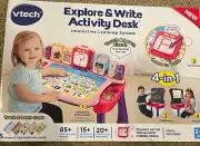 School Learning VTech Activity Desk With ProjectorStool Pink