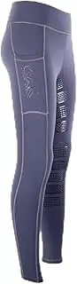 [AK Riding Sports] AK Wintex Pull on High Waisted Winter Horse Riding Tights/Leggings/Breeches with Full seat Silicon Grip