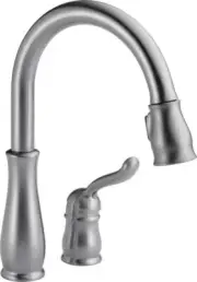 DELTA 978-AR-DST Leland Pull-Down Sprayer Kitchen Faucet in Arctic Stainless