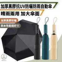 在飛比找PChome24h購物優惠-【Chill Outdoor】加大傘面 黑膠抗UV自動傘 強