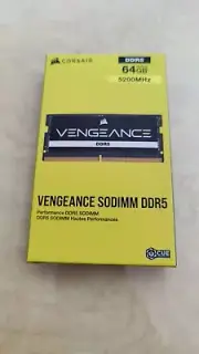 CORSAIR VENGEANCE 64GB (2 x 32GB) (DDR5-5200MHz) NEW Sealed