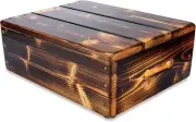 Solid Wood Step Stool for Adult & Kid 500lb Capacity, Vintage Carbonized
