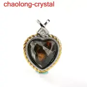 50.75Ct Pallasite Meteorite Pendant Brenham Meteorite Necklace --151
