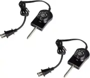 Presto 06900 Electric Griddle Heat Control (2) Black