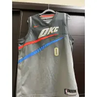 在飛比找蝦皮購物優惠-Nike 青年版球衣 雷霆城市版 Westbrook YXL