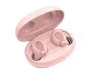 XY5 Wireless Earphones Touch Control Noise Cancellation Universal Heavy Bass Bluetooth-compatible 5.1 Headphones for Mobile Phone-Pink