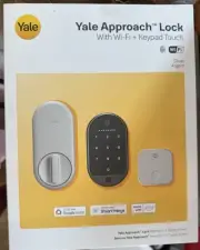 Yale Approach Lock with Wi-Fi and Keypad Touch — SILVER — BRAND NEW