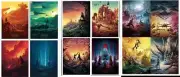 STAR WARS The Force Awakens, Last Jedi, Rise of Skywalker Complete IMAX Set AMC