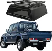 ATATNK 4x4 Offroad Aluminum Hardtop Canopy Shell Truck Tonneau Cover Seal Truck Tonneau Cover Seal Pickup Canopy Truck Cap Compatible for LC79 Single Cab