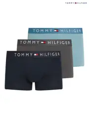Tommy Hilfiger Blue Trunks 3 Pack (F55237) | $95