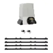 LockMaster Electric Sliding Gate Opener 1800KG Automatic Motor Remote Rail 4M