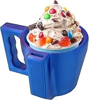 Ice Cream Antifreeze Cup Holder, Ice Cream Pint Holder, Popsicles Cup Sleeves, Silicone IceCream Tubs With Handle For Yogurt And Desserts, Gift For Icecream Lover
