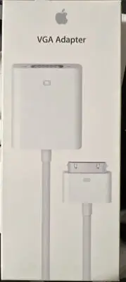 Genuine Apple MC552ZM/B 30-pin to VGA Adapter