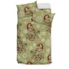 PEACOCK TRIBAL PATTERN BEDDING SET