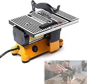Precision Electric Table Saw, Mini Table Saw, Cutting Depth 15 Mm, Used for DIY Woodworking Jade