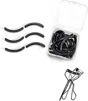 Eyelash Curler Refills Compatible with shu uemura,Eyelash Curler Pads 24PCS,Silicone Lash Curler Refill Pads Compatible with shu uemura (Black)