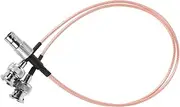 Veemoon Cable Extension Antenna Cable Signal Attenuation Solution Pure Copper Plated Silver Stable High Frequency Transmission for Tvs