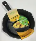 NIP Minis One Dish Wonders 6 inch pre-seasoned cast iron skillet frying fry pan