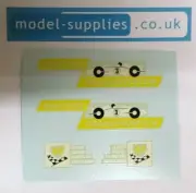 Matchbox K5b BP Racing Car Transporter Reproduction Waterslide Transfer Set