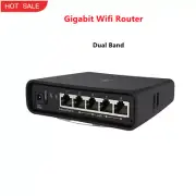 Gigabit Wifi Router Dual Band for MikroTik RBD52G-5HacD2HnD-TC (HAP Ac2)