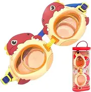 Homiliky Kids Swimming Goggles Cartoon Swim Goggles Cute Pool Goggles Children Diving Goggles Snorkel Goggles for Boys Girls Pool Beach Swimming