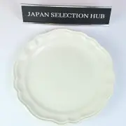 Yoshizawa-gama White Dinner Plate Japan Mashiko Ware Traditional Craft 8.5"