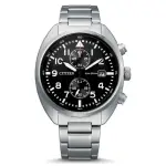 【CITIZEN 星辰】CHRONOGRAPH 經典碼錶計時日期顯示41MM(CA7040-85E)