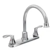 Cleveland 40617 Chrome Cornerstone Two-Handle High Arc Kitchen Faucet