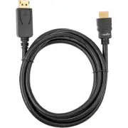 6FT/2M DISPLAYPORT TO HDMI 4K CABLE HDMI MALE TO DISPLAYPORT MALE