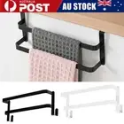 Cupboard Hanger Bar Over Door Kitchen Rack Bathroom Rail Tea Towel Holder Hook
