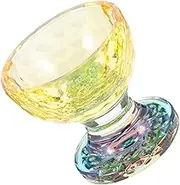 SHOWERORO Elegant Buddha Water Bowl Crystal Storage Bowl for Buddhist Offering Decorative and Sturdy for Use